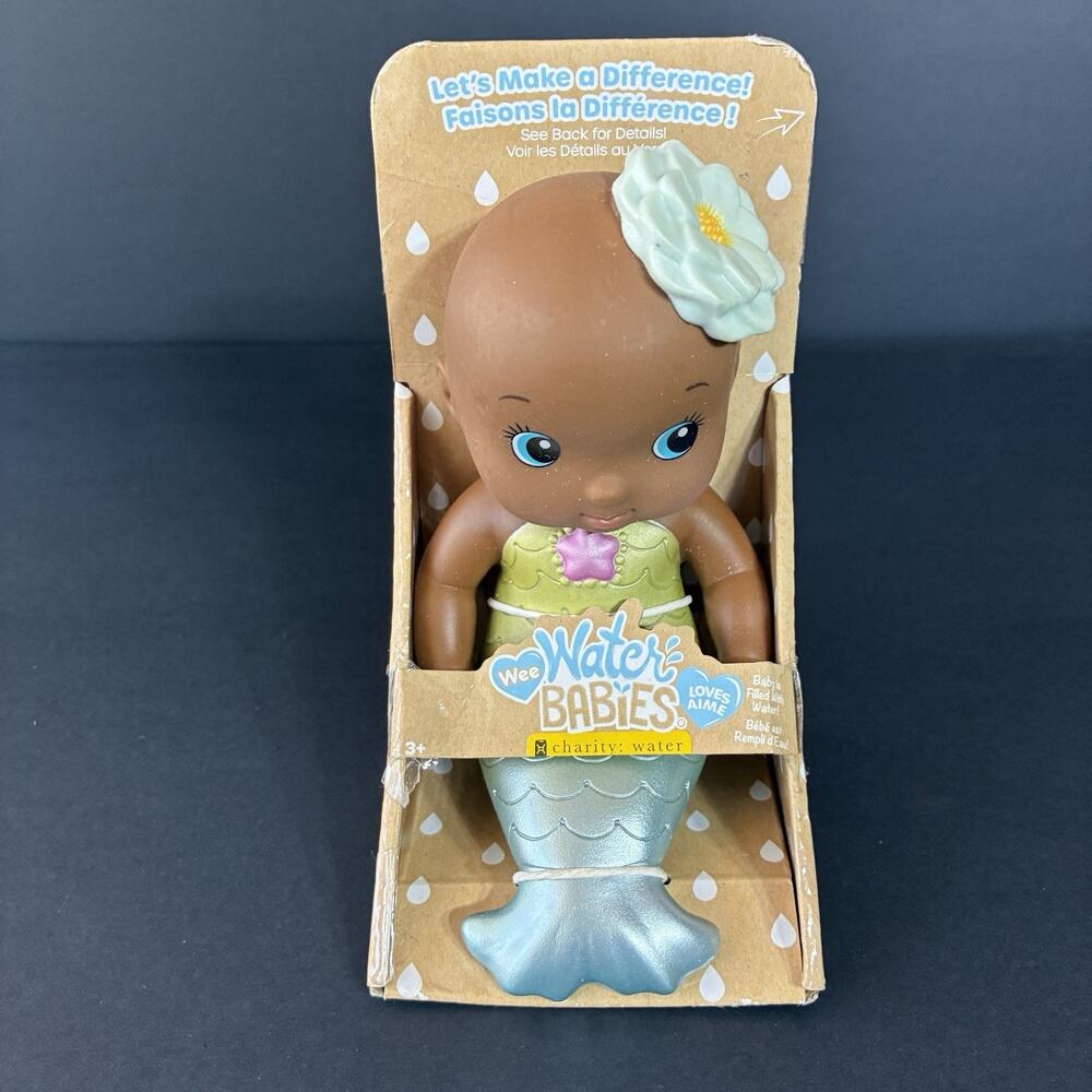 Just Play Wee Water Babies Mermaid Flower Doll Soft